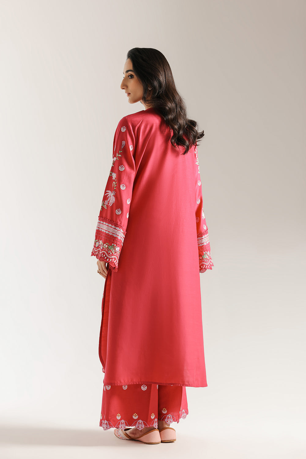 Ethnic | Rozana Collection 25 | Embroidered Dress 08A - Official Ethnic stockist in UK - Sakeena London