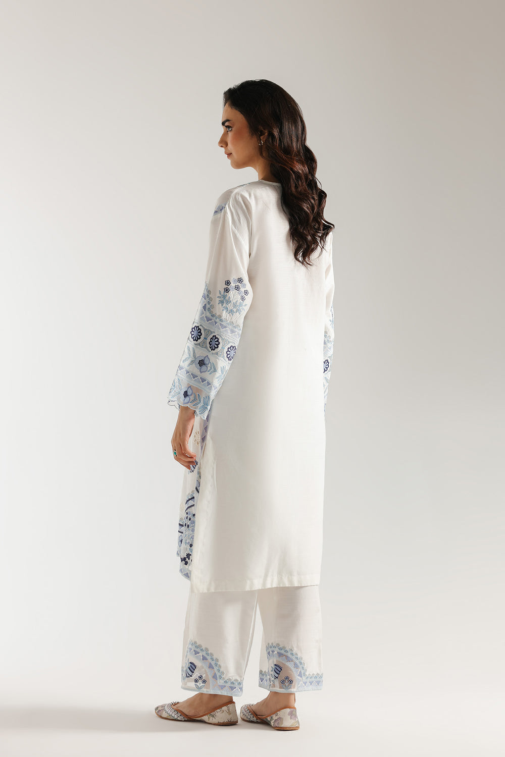 Ethnic | Rozana Collection 25 | Embroidered Dress 17A - Official Ethnic stockist in UK - Sakeena London