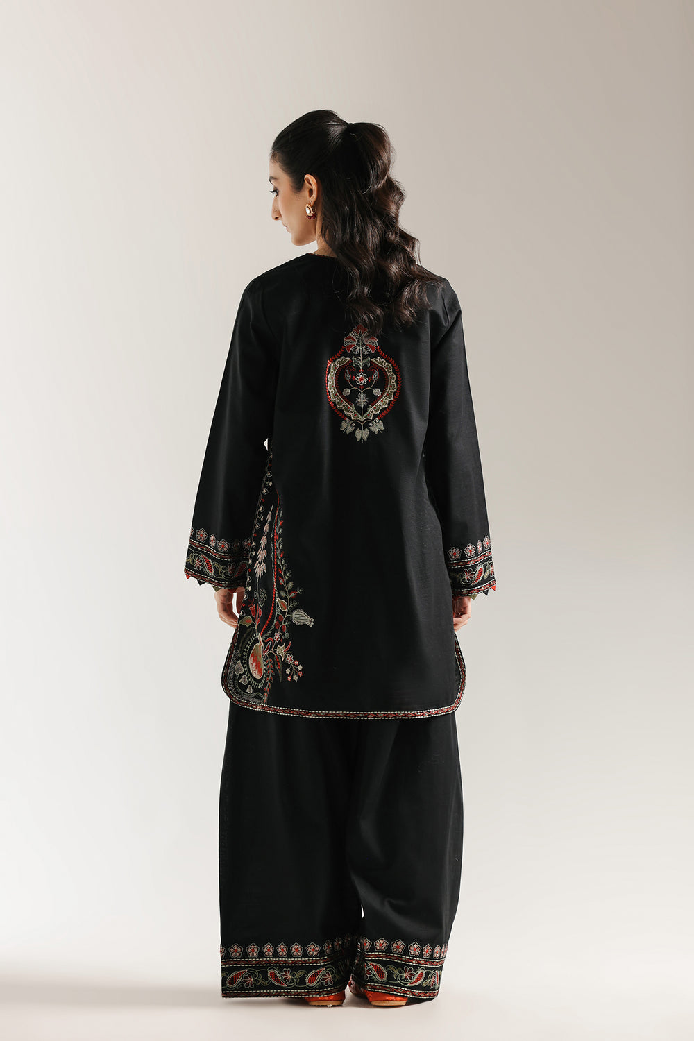Ethnic | Rozana Collection 25 | Embroidered Dress 07A - Official Ethnic stockist in UK - Sakeena London