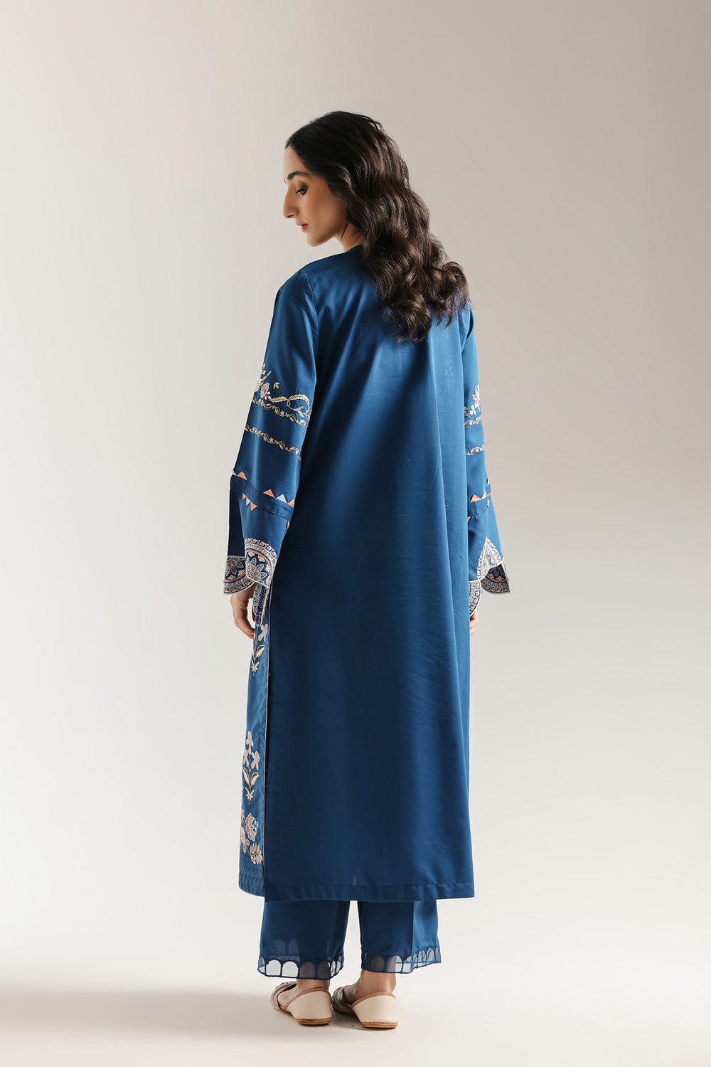 Ethnic | Rozana Collection 25 | Embroidered Dress 04A - Official Ethnic stockist in UK - Sakeena London