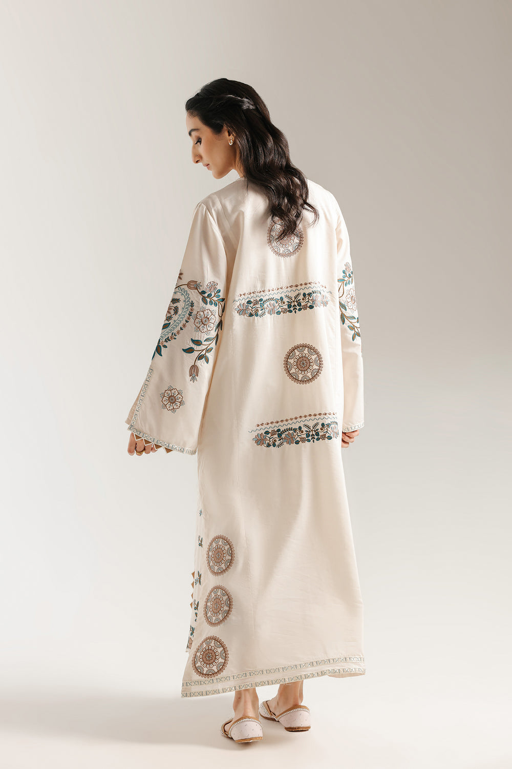 Ethnic | Rozana Collection 25 | Embroidered Dress 02A - Official Ethnic stockist in UK - Sakeena London