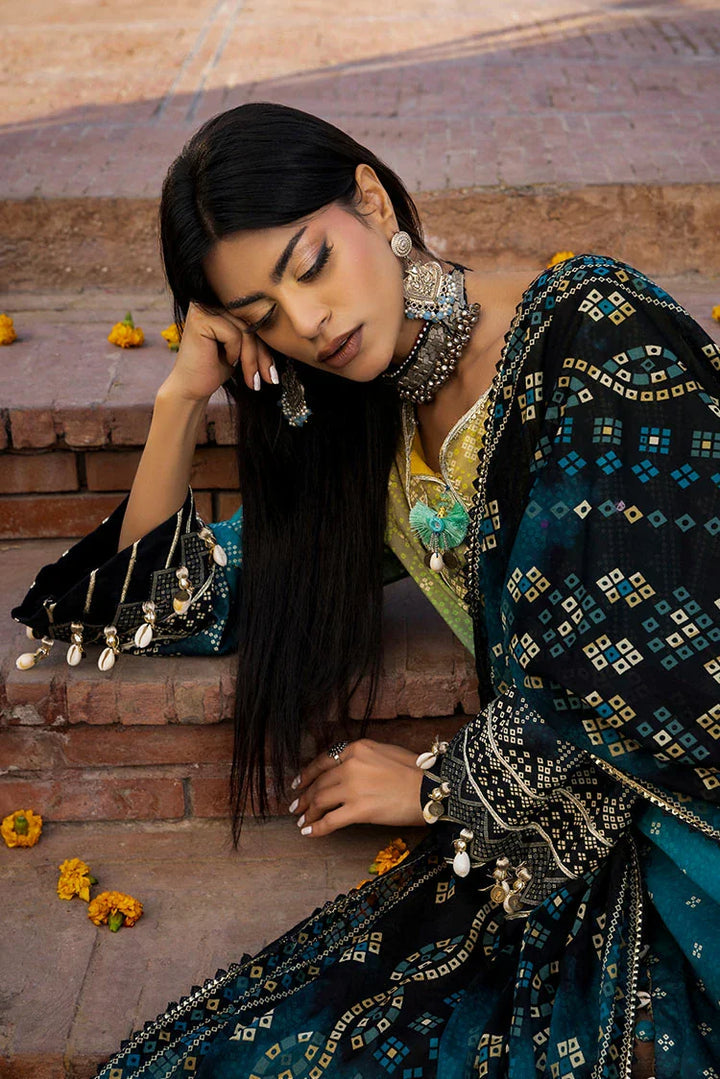 Ellena | Chunri Collection 26 | 3-PC Unstitched Printed Lawn Suit
