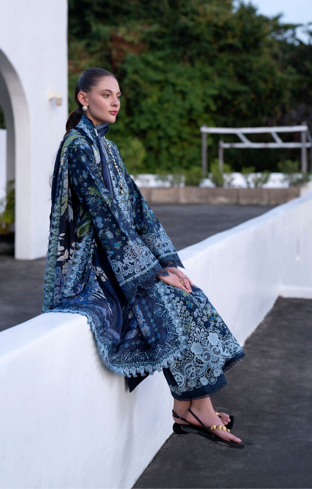 AJR Couture | Printakari Lawn 25 | Eden - Official AJR Couture stockist in UK - Sakeena London