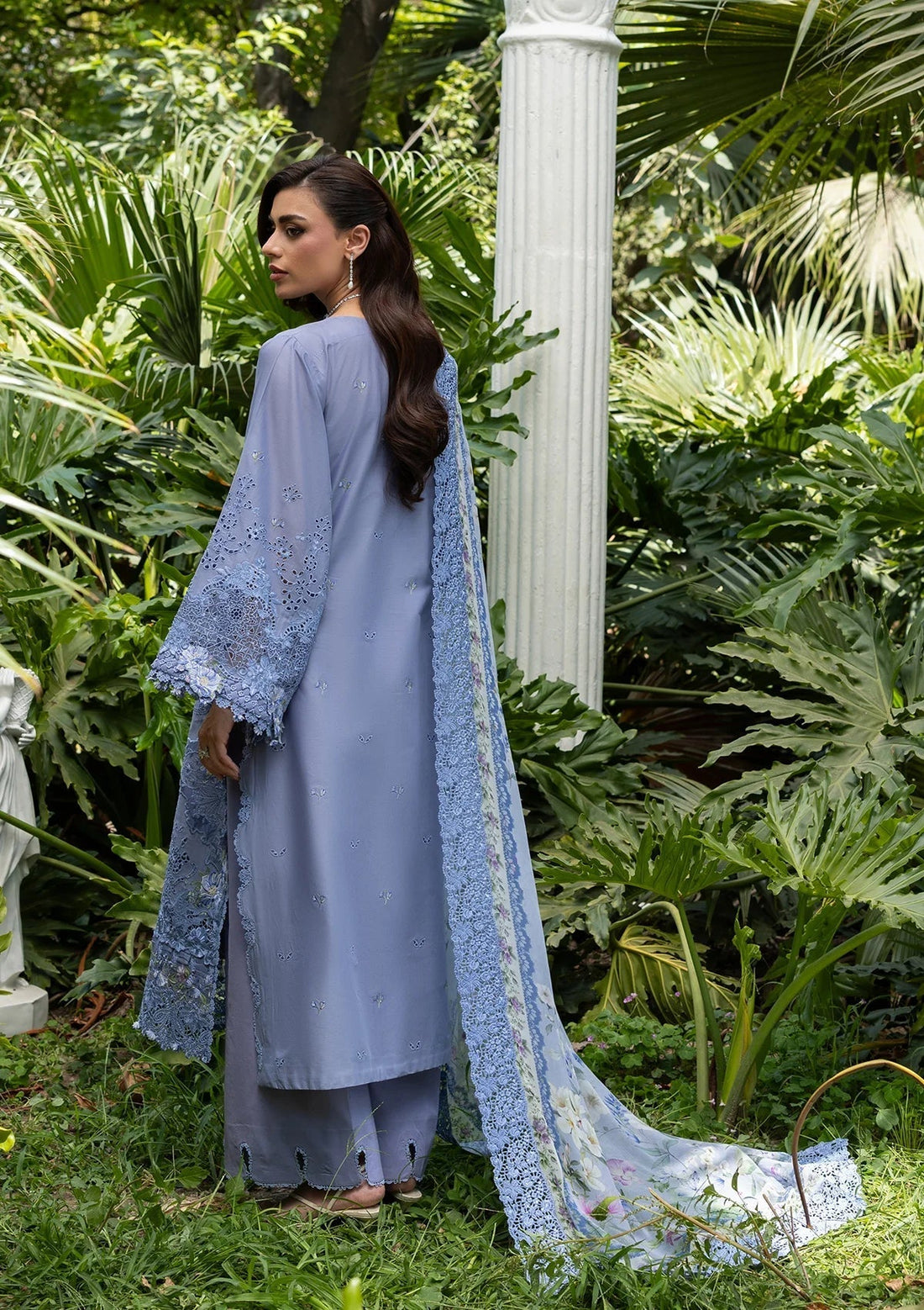 Elaf Premium | Luxury Lawn 26 | ELQ-2B LAVENDER LUXE