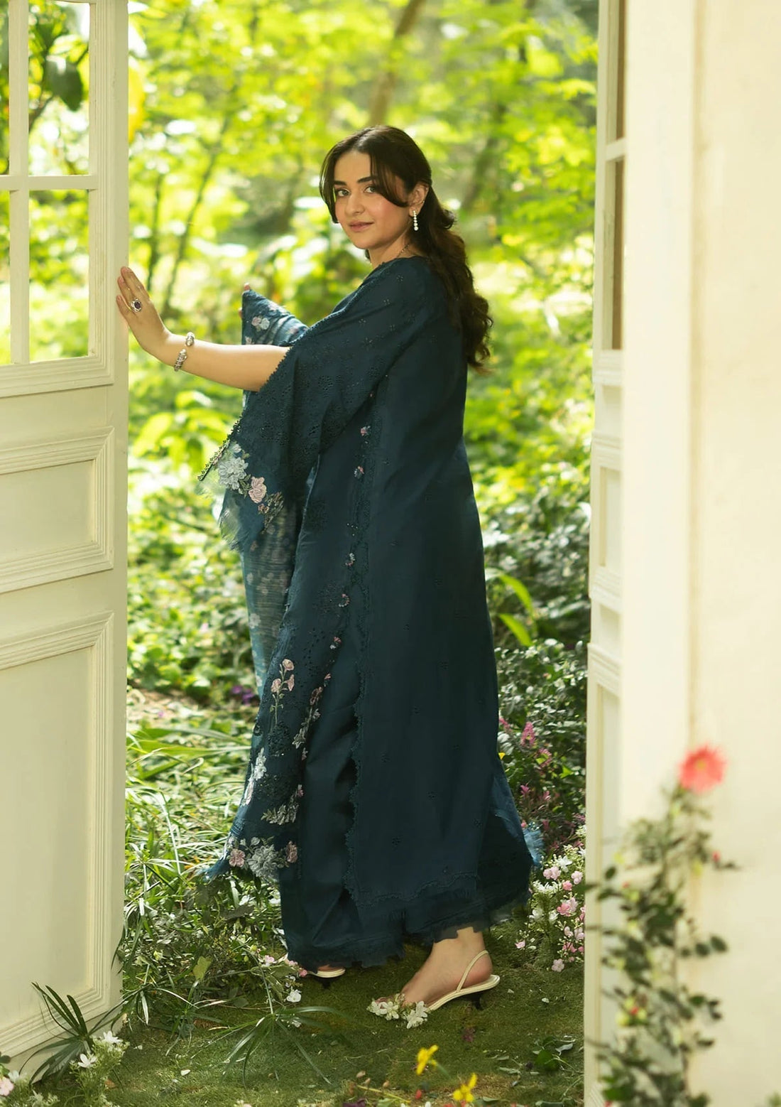 Elaf Premium | Luxury Lawn 26 | ELQ-3B EMERALD FERN