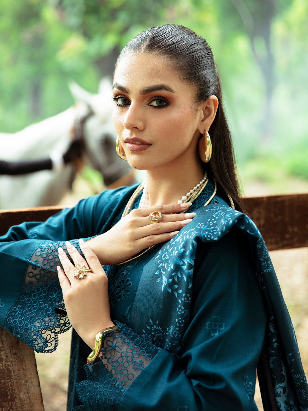 Mahnur | Hazel Winter 24 | ELUNED - Official Mahnur stockist in UK - Sakeena London