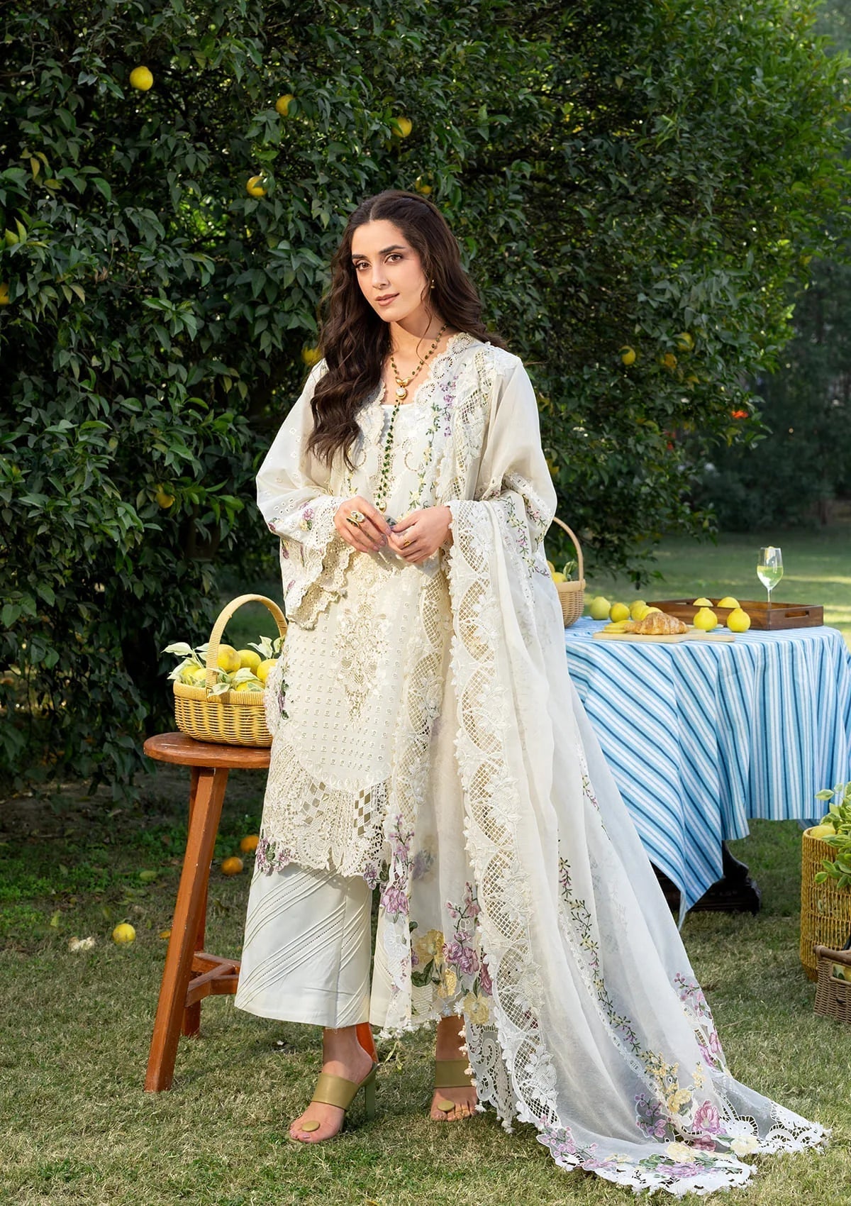 Elaf Premium | Luxury Lawn 26 | ELY-3A PERLE