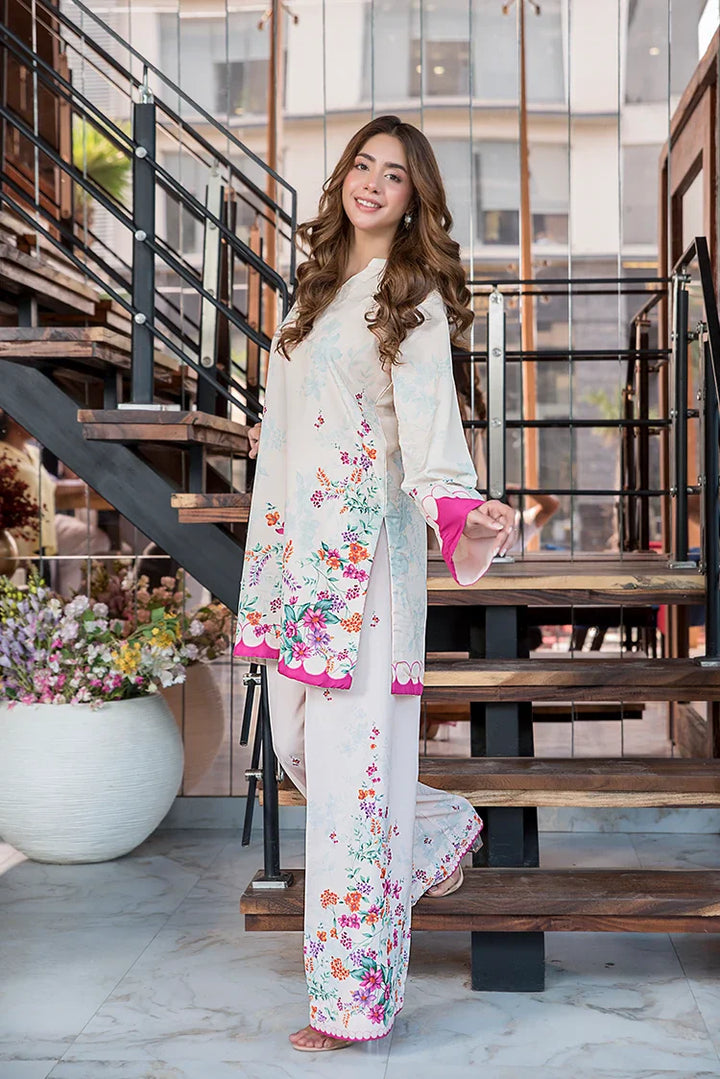 Ellena | Fusion Co Ords 25 | Floral Blanc Premium - Official Ellena stockist in UK - Sakeena London