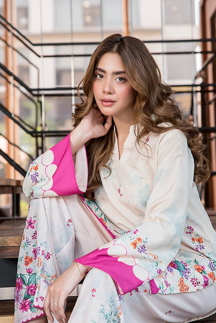 Ellena | Fusion Co Ords 25 | Floral Blanc Premium - Official Ellena stockist in UK - Sakeena London