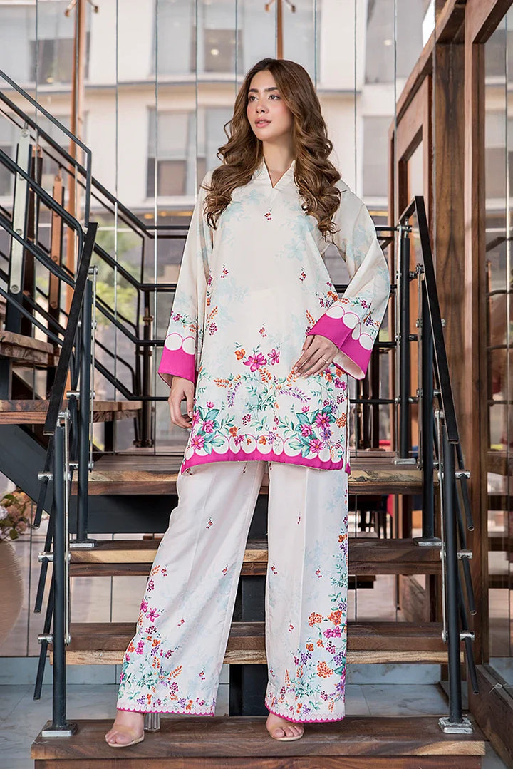 Ellena | Fusion Co Ords 25 | Floral Blanc Premium - Official Ellena stockist in UK - Sakeena London