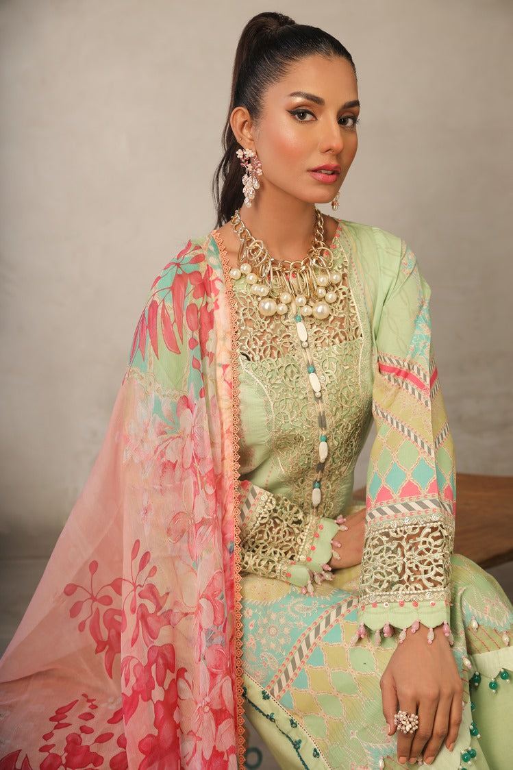 Ellena | Printed Lawn Collection | D01 - Official Ellena stockist in UK - Sakeena London