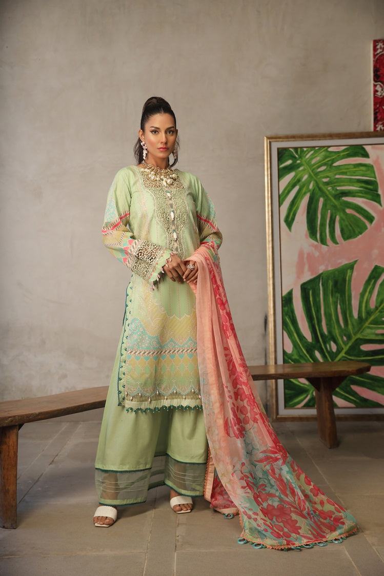 Ellena | Printed Lawn Collection | D01 - Official Ellena stockist in UK - Sakeena London