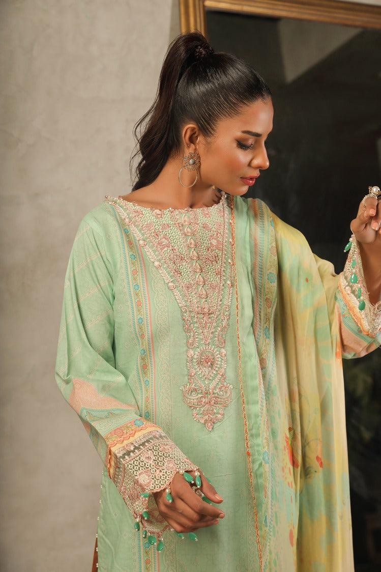 Ellena | Printed Lawn Collection | D02 - Official Ellena stockist in UK - Sakeena London