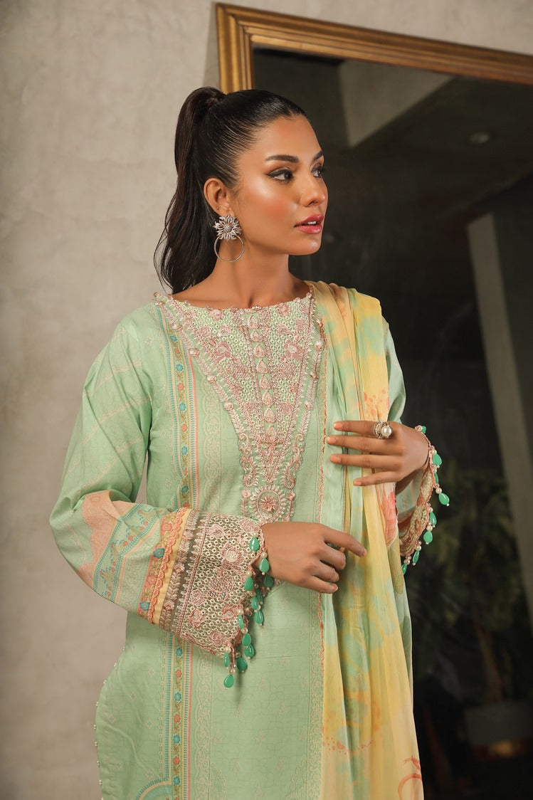 Ellena | Printed Lawn Collection | D02 - Official Ellena stockist in UK - Sakeena London