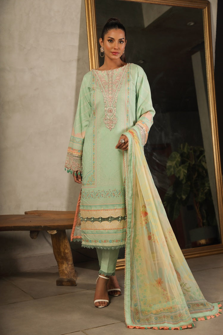 Ellena | Printed Lawn Collection | D02 - Official Ellena stockist in UK - Sakeena London