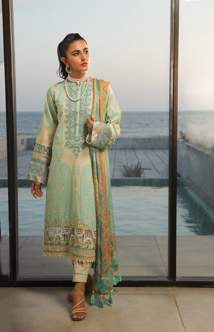 Ellena | Printed Lawn Collection | D04 - Official Ellena stockist in UK - Sakeena London