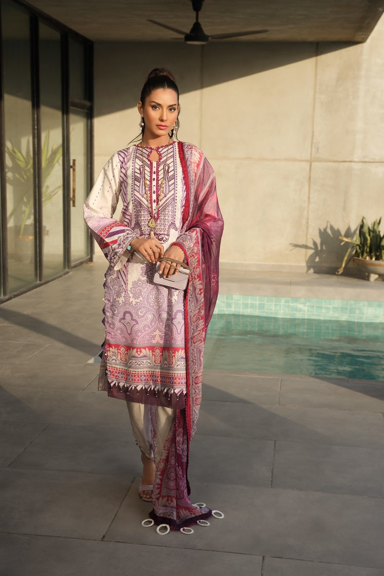 Ellena | Printed Lawn Collection | D07 - Official Ellena stockist in UK - Sakeena London