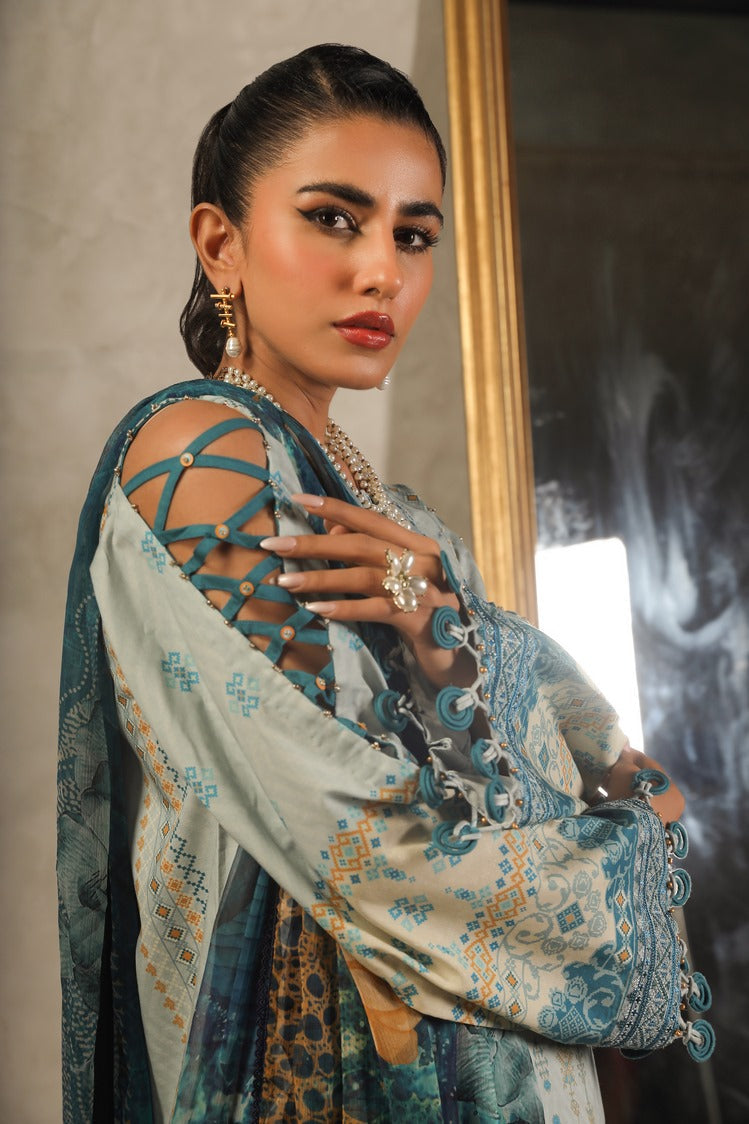 Ellena | Printed Lawn Collection | D08 - Official Ellena stockist in UK - Sakeena London