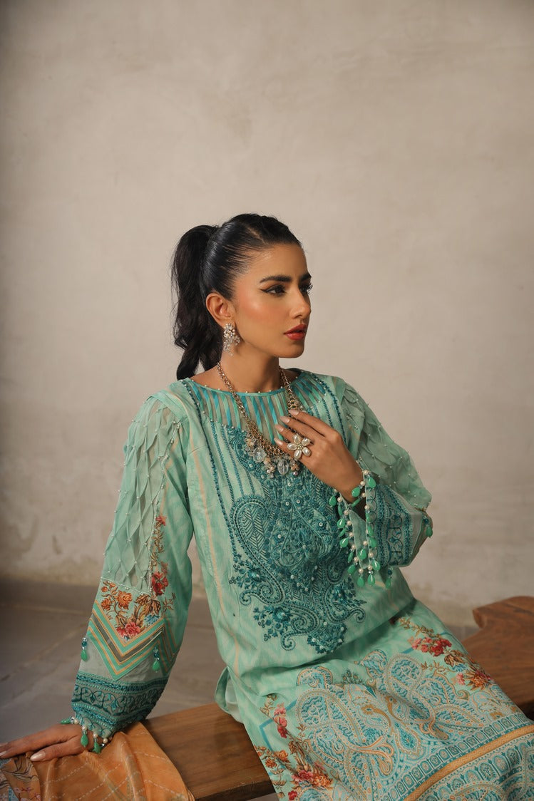 Ellena | Printed Lawn Collection | D09 - Official Ellena stockist in UK - Sakeena London