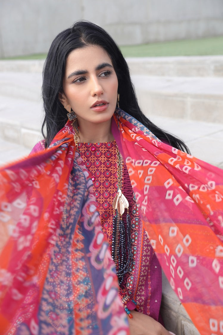Ellena | Printed Lawn Collection | D12 - Official Ellena stockist in UK - Sakeena London
