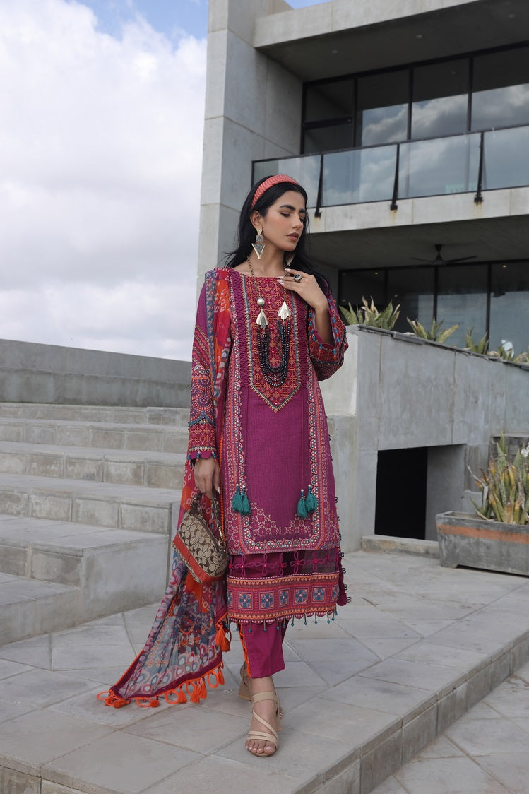 Ellena | Printed Lawn Collection | D12 - Official Ellena stockist in UK - Sakeena London