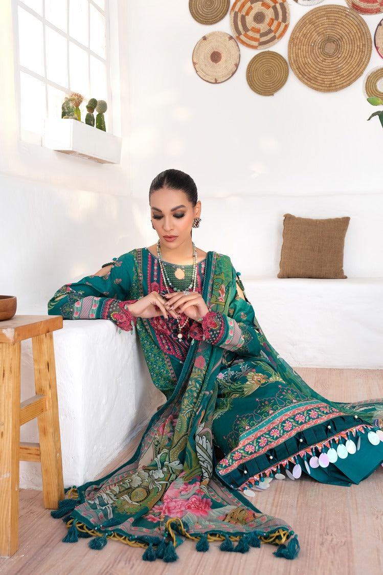 Ellena | Printed Lawn Collection | D14 - Official Ellena stockist in UK - Sakeena London