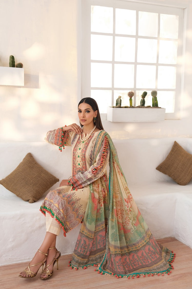Ellena | Printed Lawn Collection | D15 - Official Ellena stockist in UK - Sakeena London
