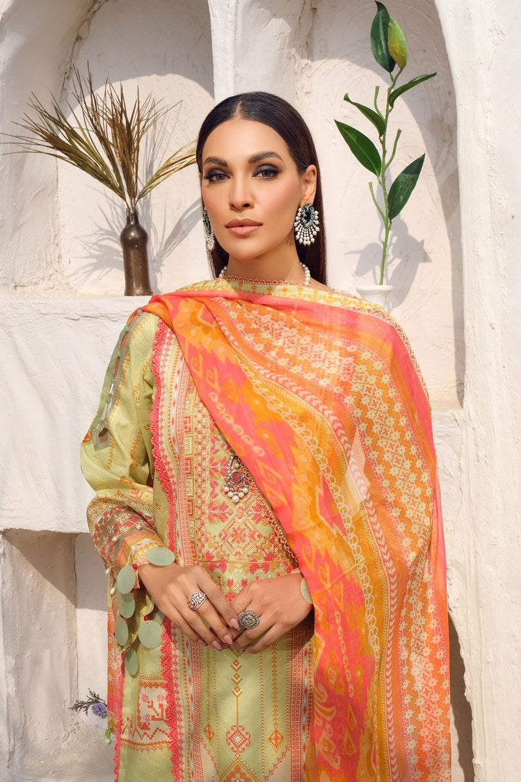 Ellena | Printed Lawn Collection | D16 - Official Ellena stockist in UK - Sakeena London
