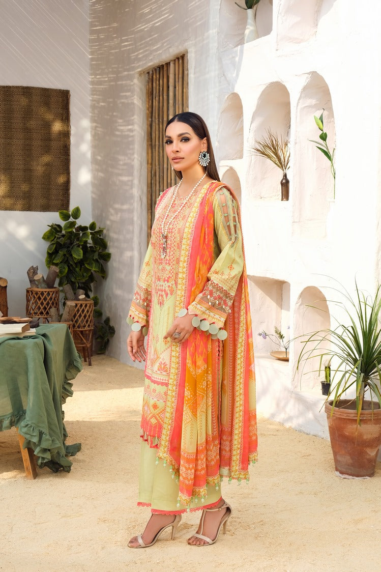 Ellena | Printed Lawn Collection | D16 - Official Ellena stockist in UK - Sakeena London
