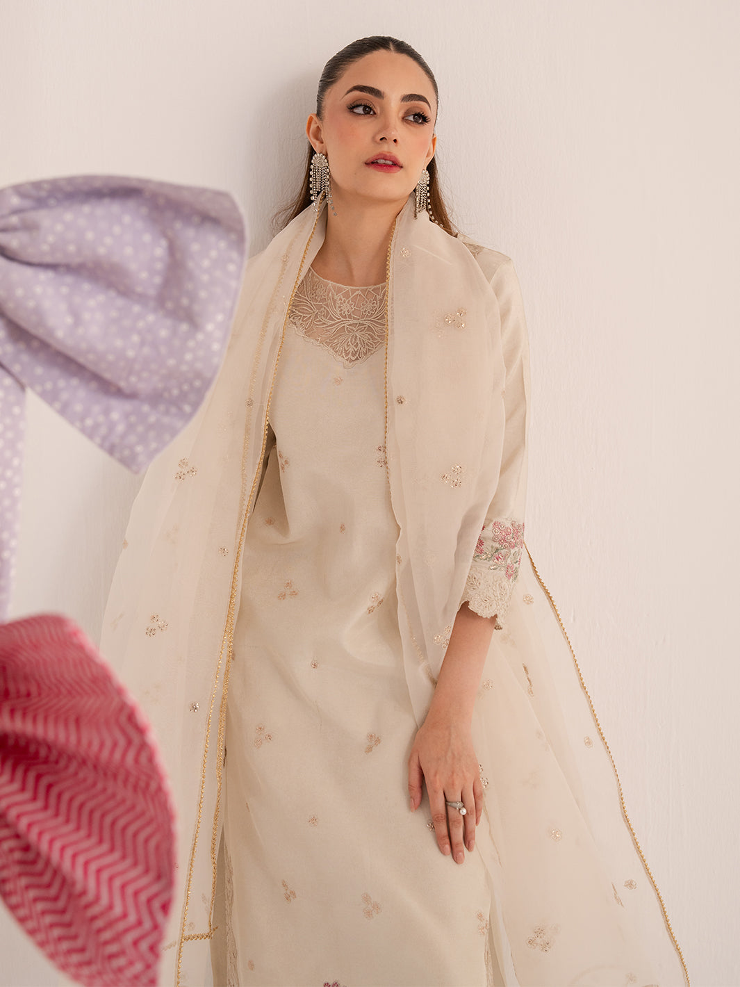 Izel | The Silk Chapter | Ecru - Official Izel stockist in UK - Sakeena London