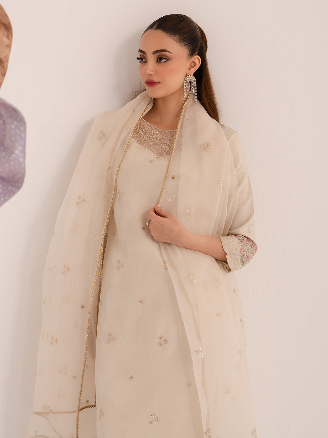 Izel | The Silk Chapter | Ecru - Official Izel stockist in UK - Sakeena London