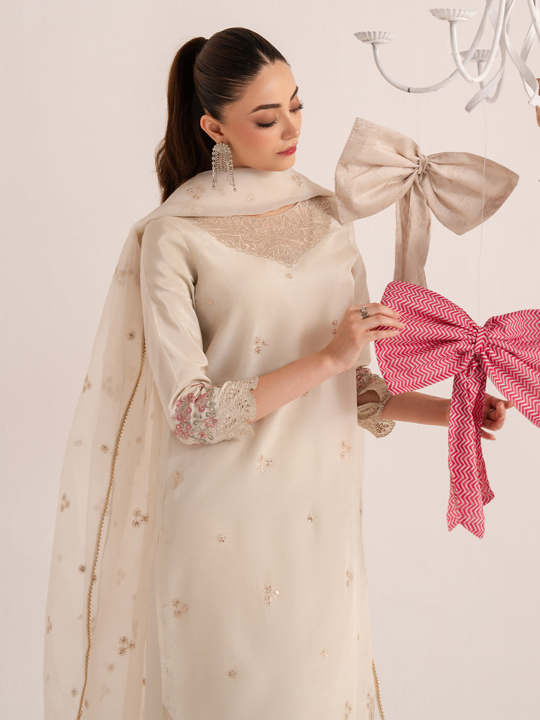 Izel | The Silk Chapter | Ecru - Official Izel stockist in UK - Sakeena London