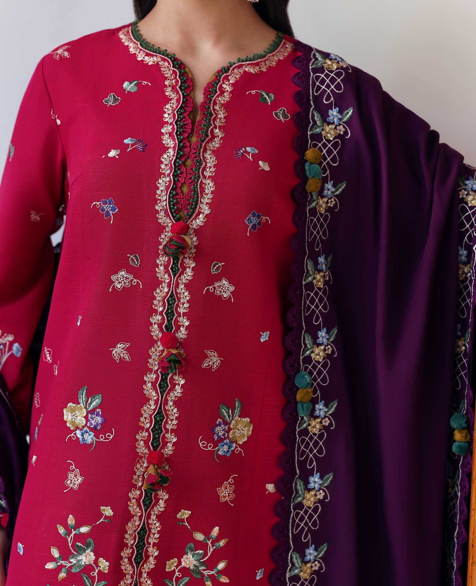 Republic Womenswear | Amaris Luxury Shawl 25 | Elaria - Official Republic Womenswear stockist in UK - Sakeena London