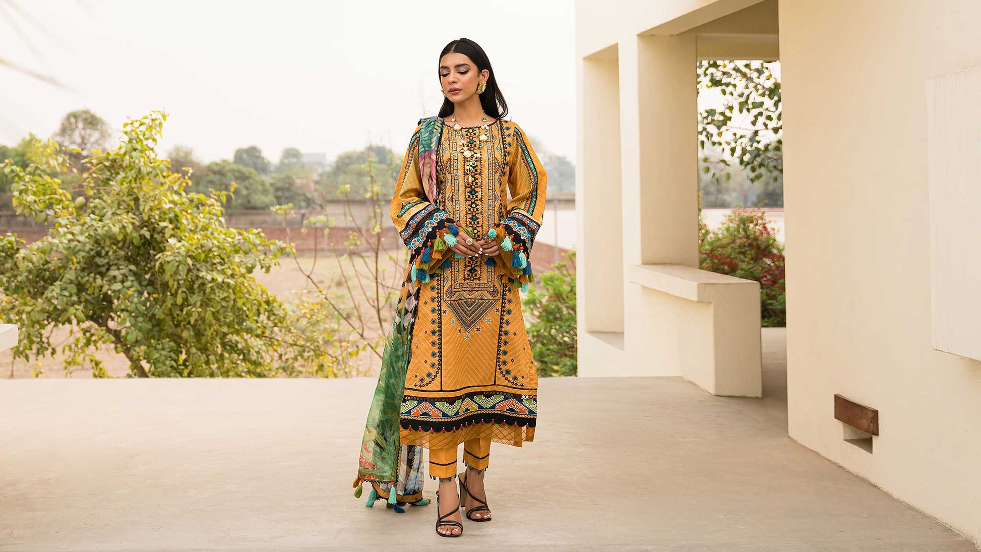 Ellena | Luxury Embroidered Collection | D14 - Official Ellena stockist in UK - Sakeena London