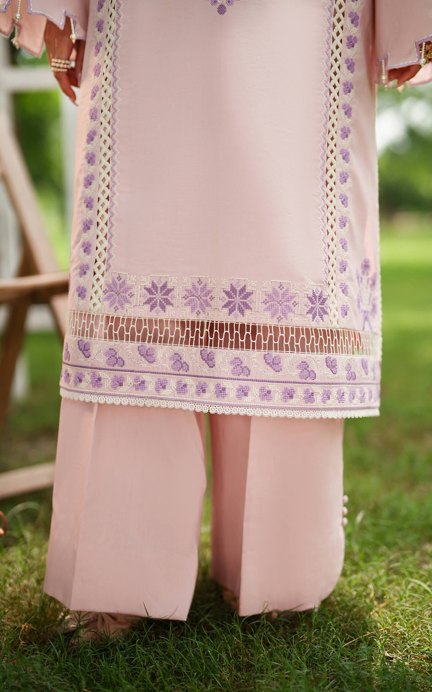 Asifa and Nabeel | Eden Cambric 25 | Elysian Petals ECU25-08 - Official Asifa and Nabeel stockist in UK - Sakeena London