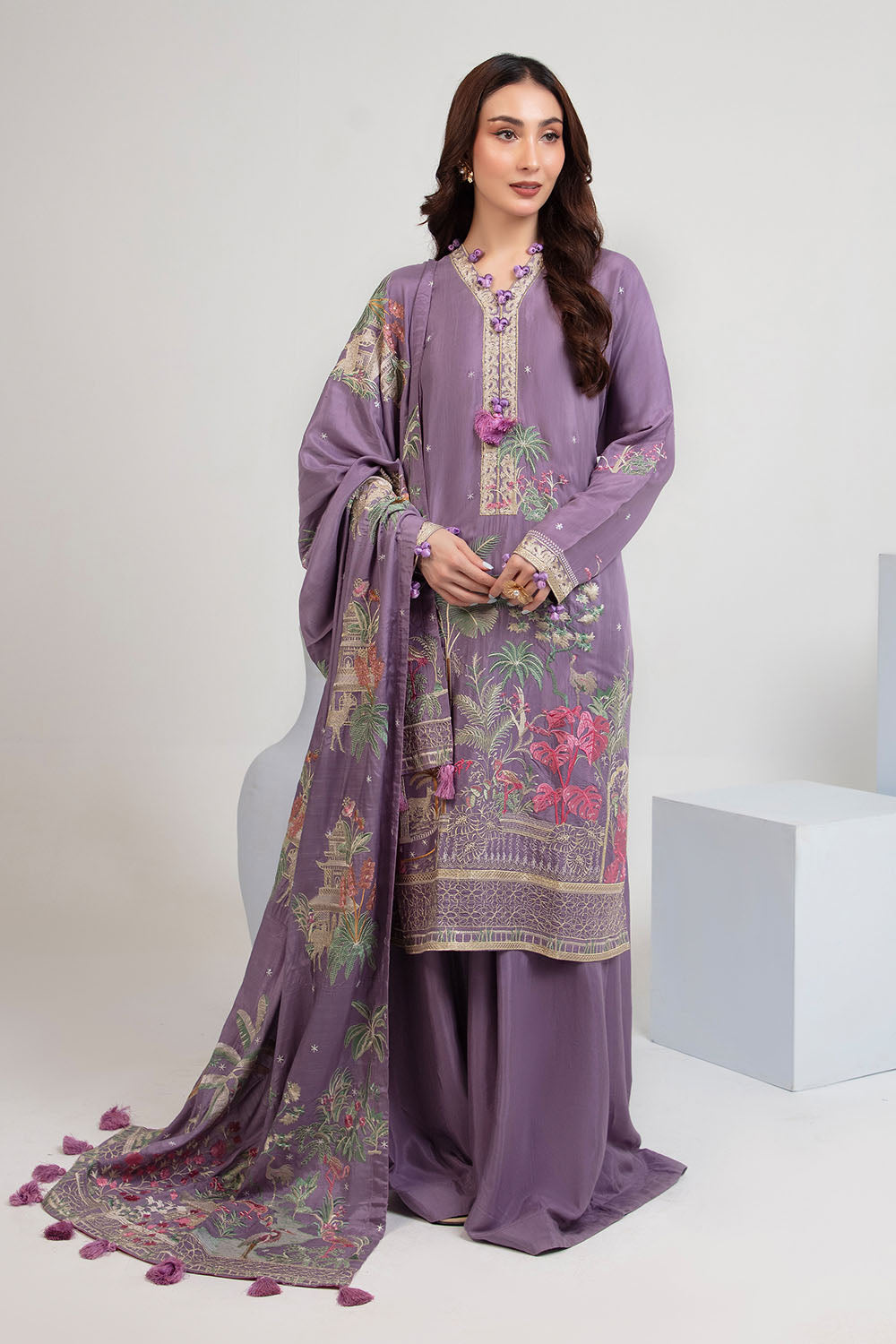 Gul Ahmed | Royal Muse Luxe 25 | SP-52055 - Official Gul Ahmed stockist in UK - Sakeena London