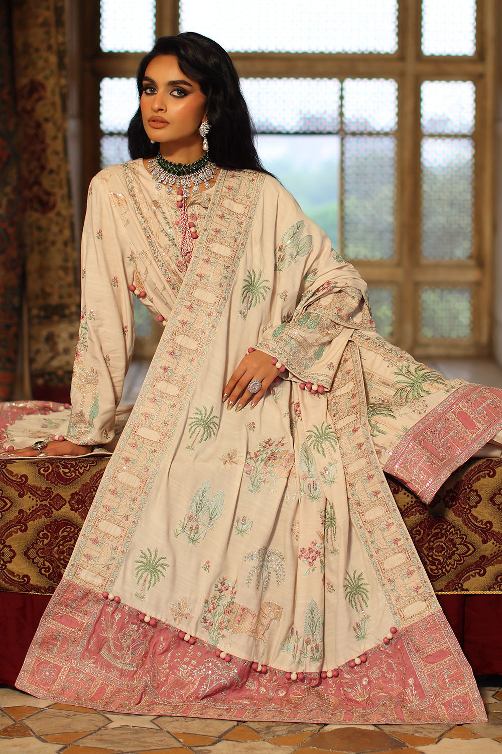 Gul Ahmed | Royal Muse Luxe 25 | SP-52056 - Official Gul Ahmed stockist in UK - Sakeena London