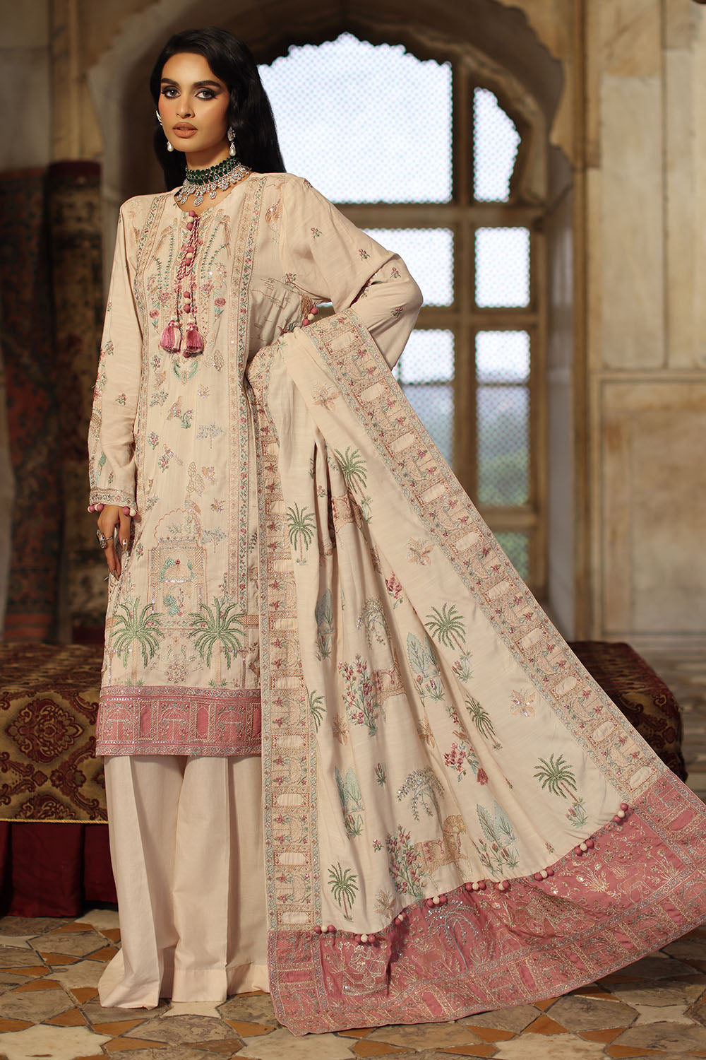 Gul Ahmed | Royal Muse Luxe 25 | SP-52056 - Official Gul Ahmed stockist in UK - Sakeena London