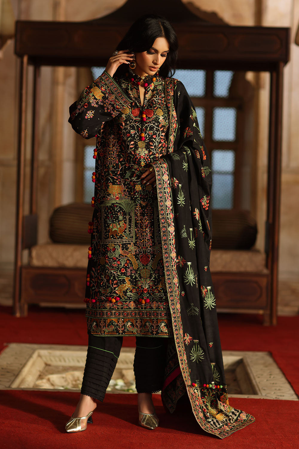 Gul Ahmed | Royal Muse Luxe 25 | SP-52057 - Official Gul Ahmed stockist in UK - Sakeena London