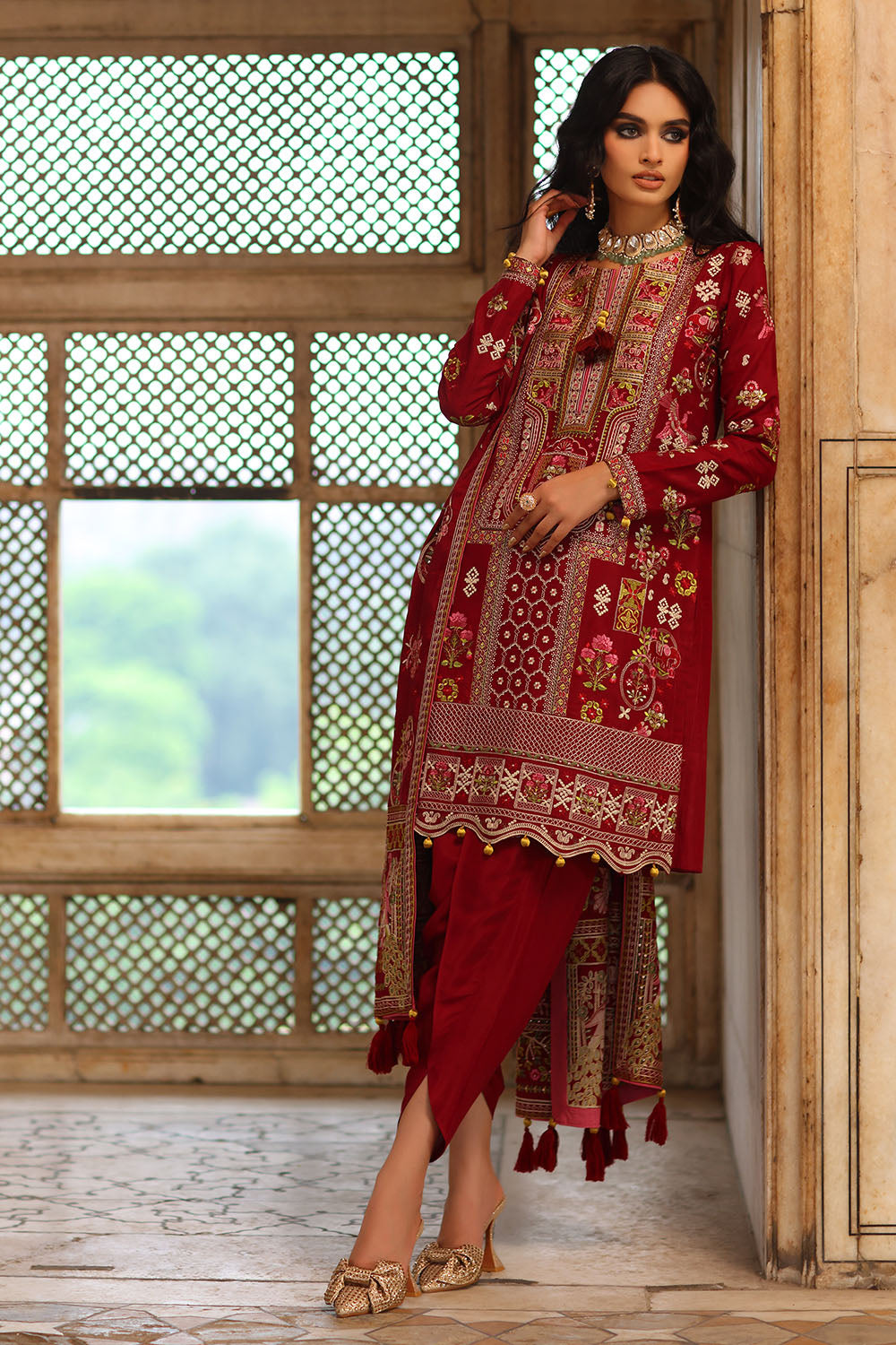 Gul Ahmed | Royal Muse Luxe 25 | SP-52058 - Official Gul Ahmed stockist in UK - Sakeena London