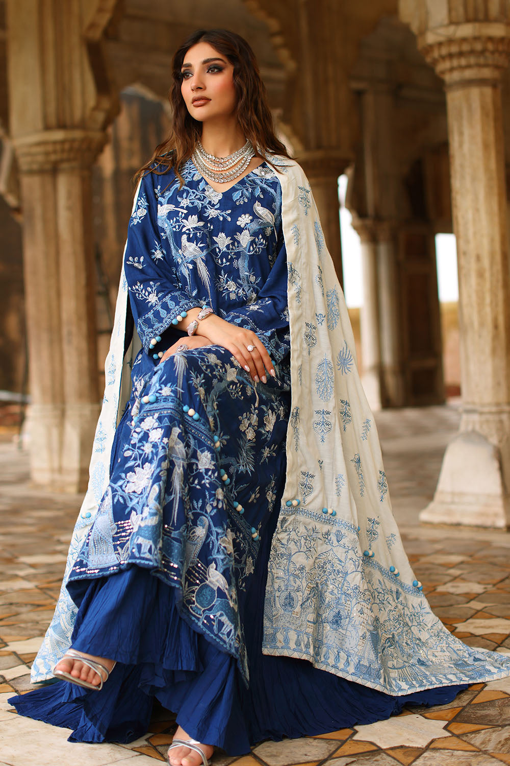 Gul Ahmed | Royal Muse Luxe 25 | SP-52060 - Official Gul Ahmed stockist in UK - Sakeena London