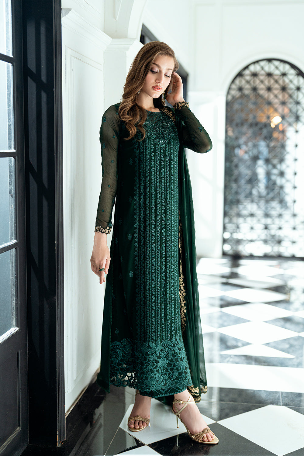 Azure | Ensembles | Emerald Whisper - Official Azure stockist in UK - Sakeena London