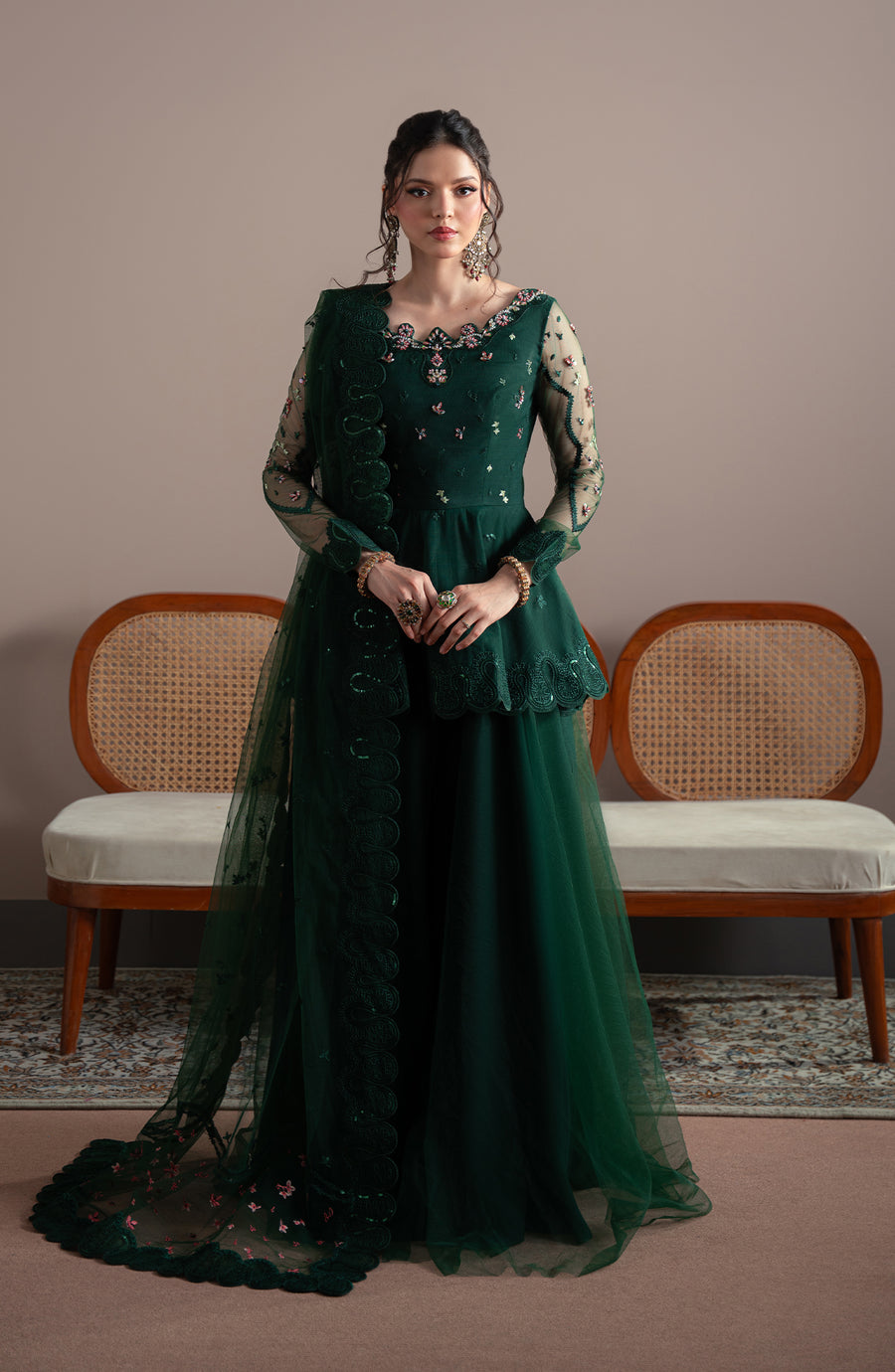 Fabiha Fatima | Elvin Pret Wear | EMERELLE - Official Fabiha Fatima stockist in UK - Sakeena London