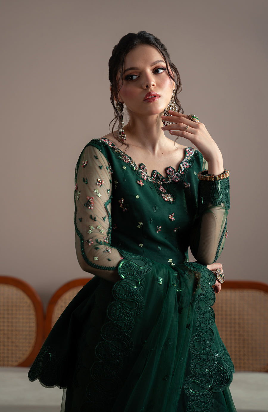 Fabiha Fatima | Elvin Pret Wear | EMERELLE - Official Fabiha Fatima stockist in UK - Sakeena London