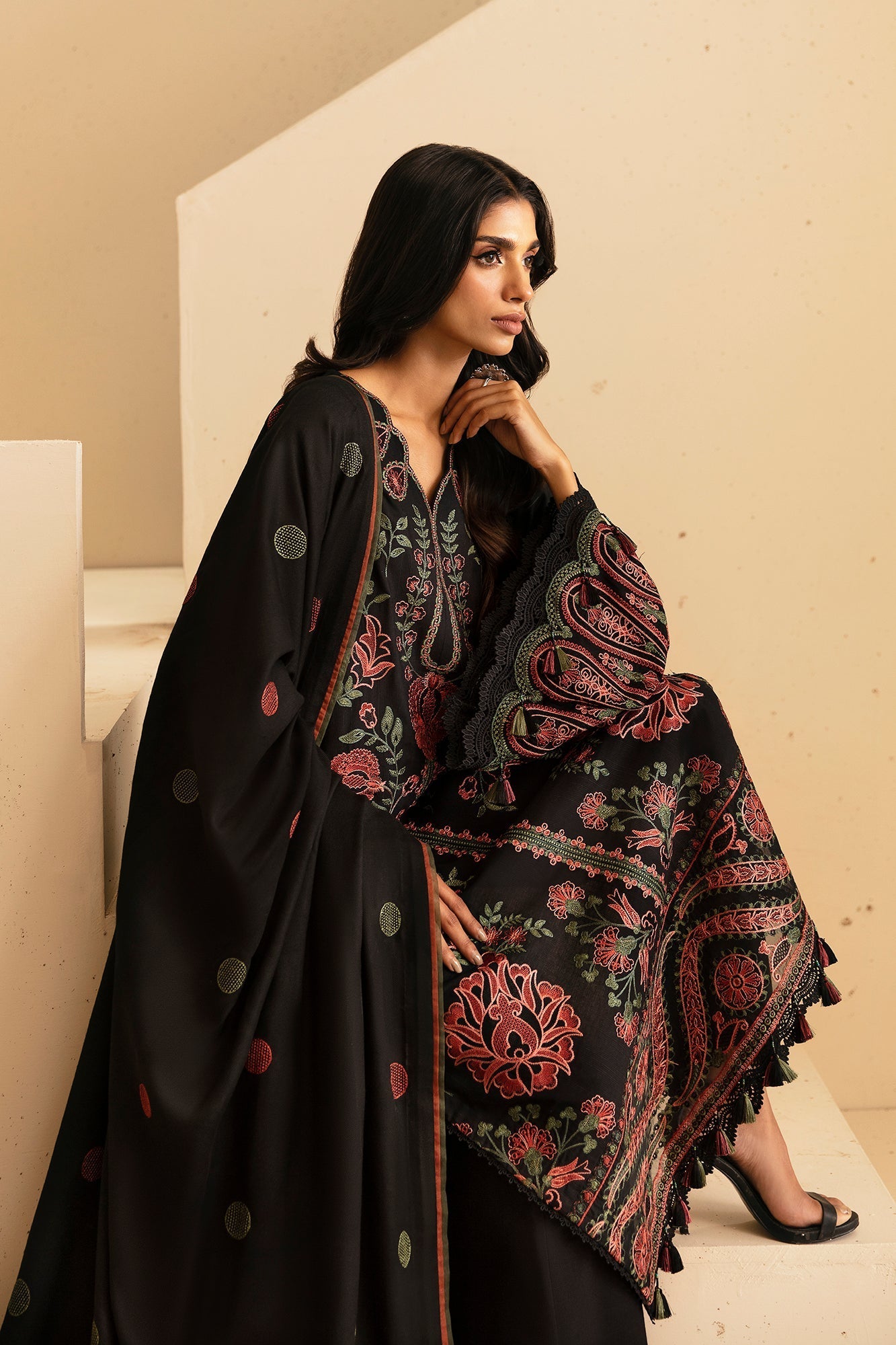 Ethnic | Rozana Winter Collection | ET-15 - Official Ethnic stockist in UK - Sakeena London