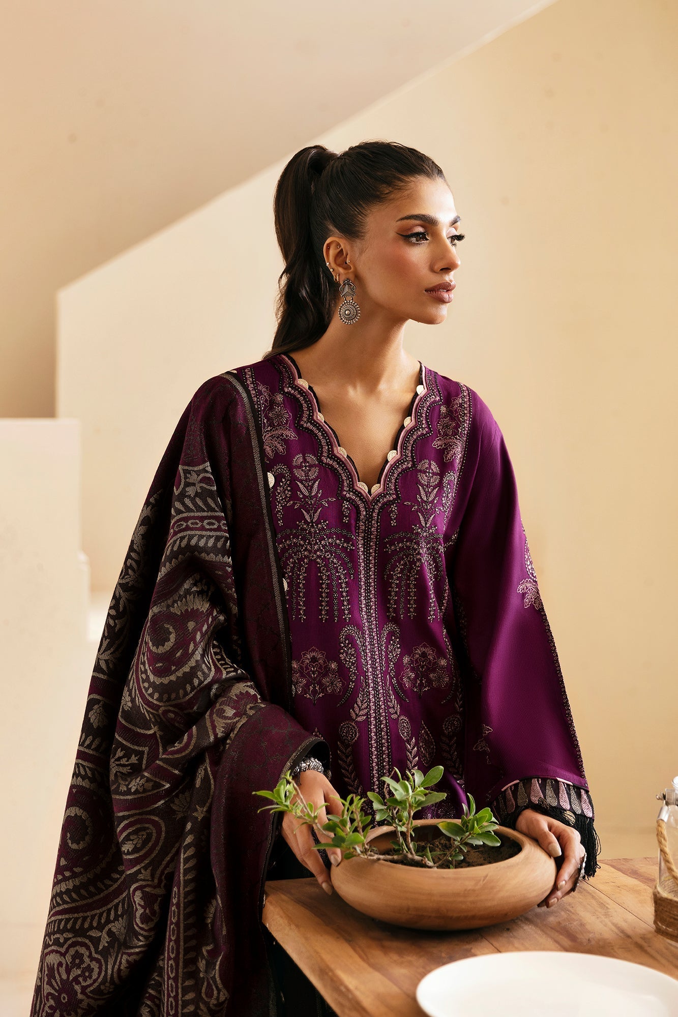 Ethnic | Rozana Winter Collection | ET-12 - Official Ethnic stockist in UK - Sakeena London
