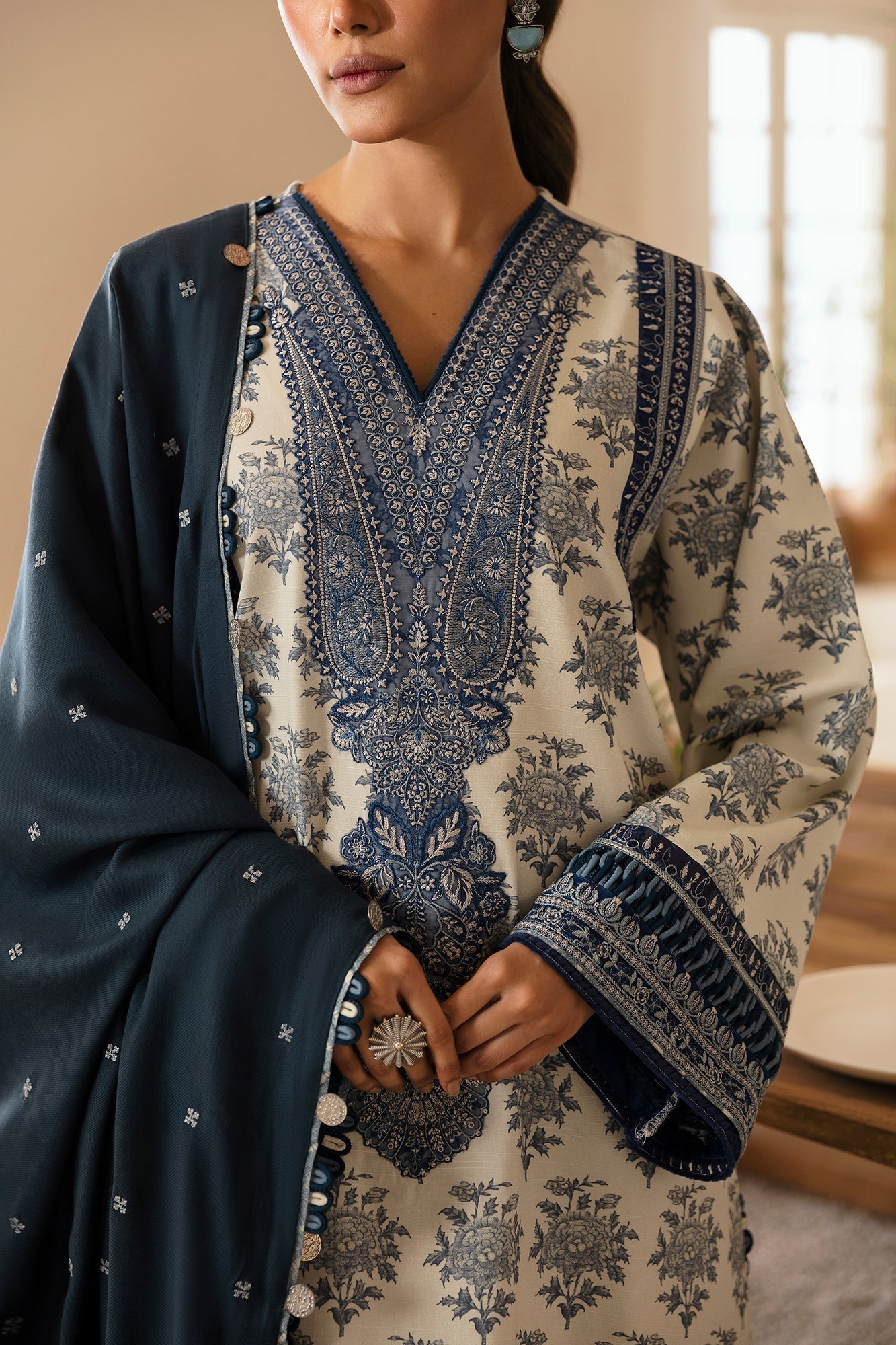 Ethnic | Rozana Winter Collection | ET-08 - Official Ethnic stockist in UK - Sakeena London