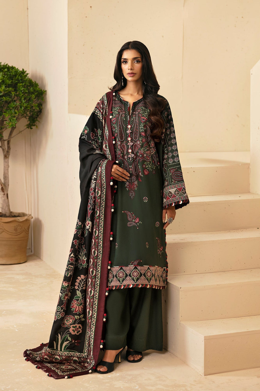 Ethnic | Rozana Winter Collection | ET-10 - Official Ethnic stockist in UK - Sakeena London