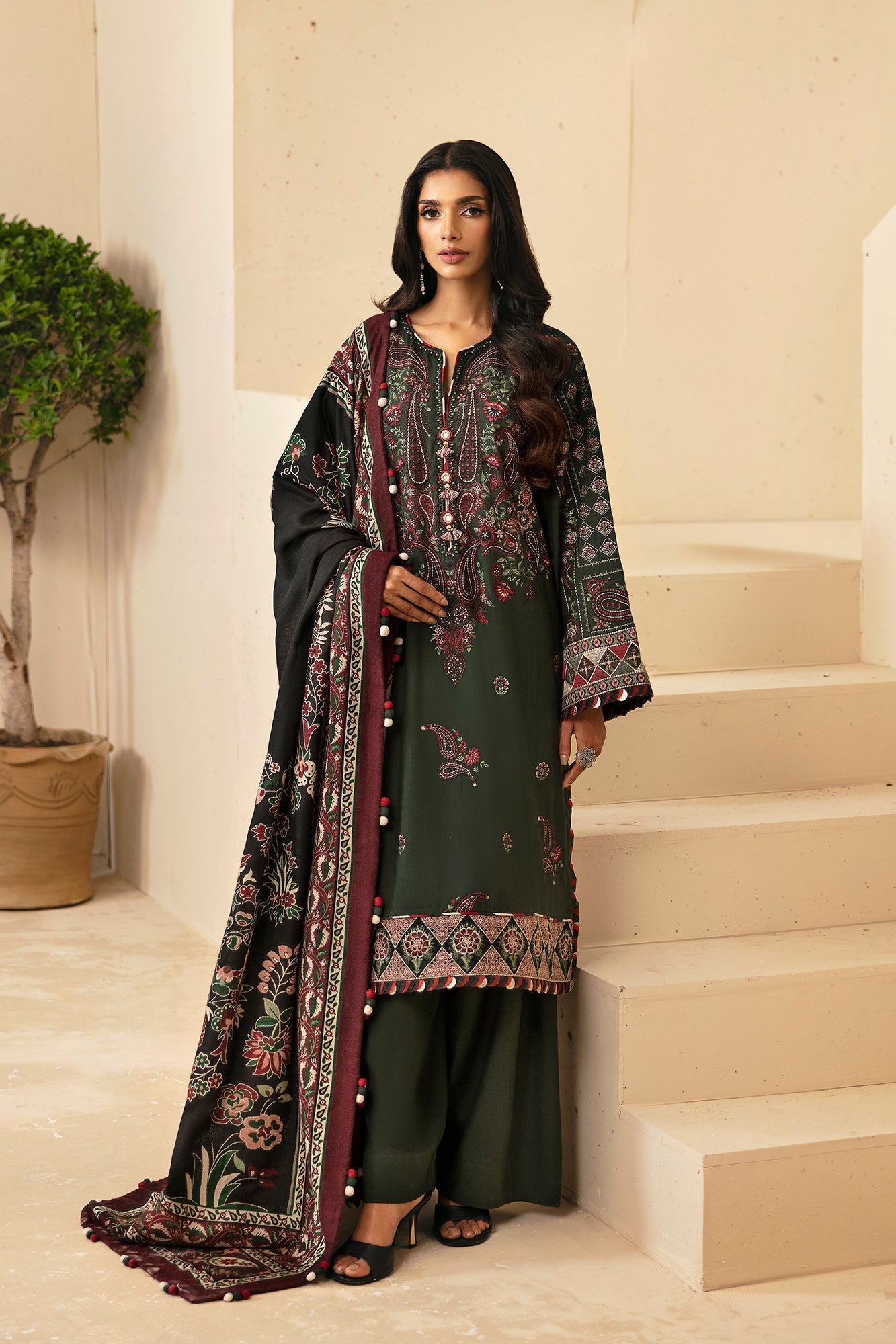 Ethnic | Rozana Winter Collection | ET-10 - Official Ethnic stockist in UK - Sakeena London