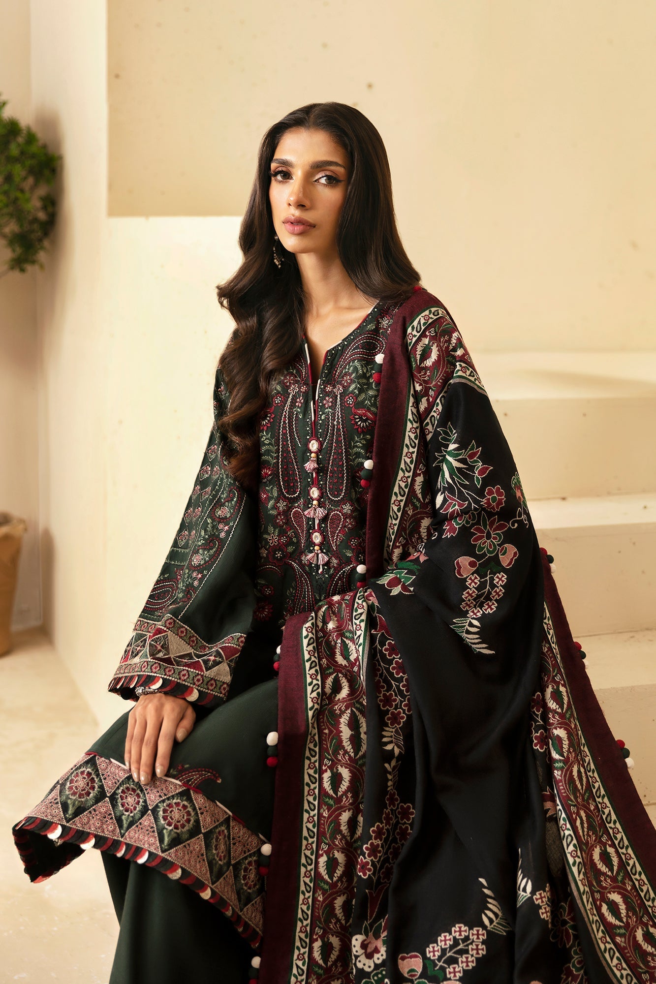 Ethnic | Rozana Winter Collection | ET-10 - Official Ethnic stockist in UK - Sakeena London